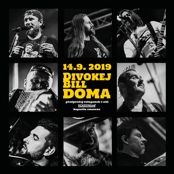 DIVOKEJ BILL - DOMA 2019- koncert Úvaly u Prahy -Úvaly u Prahy