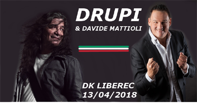 DRUPI & DAVIDE MATTIOLI- koncert Liberec -DK Liberec