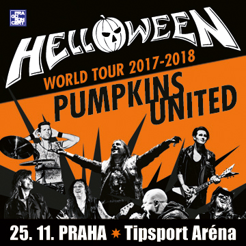 HELLOWEEN/PUMPKINS UNITED WORLD TOUR 2017/- koncert Praha -Tipsport Aréna
 
Praha