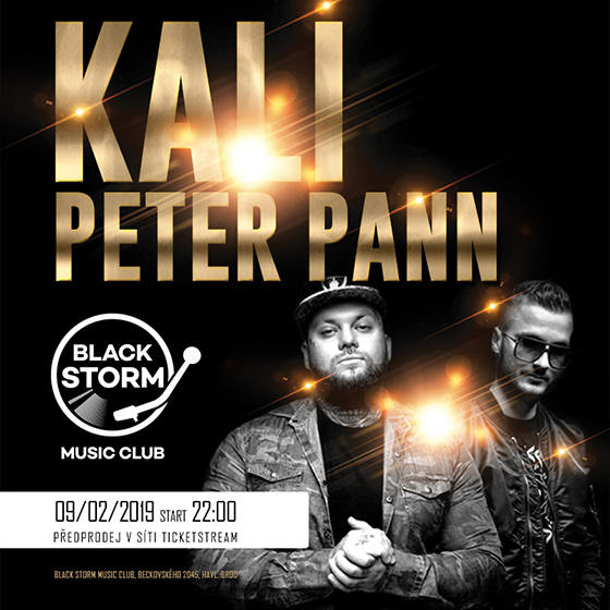 KALI A PETER PANN- Havlíčkův Brod -Black Storm Music Club Havlíčkův Brod