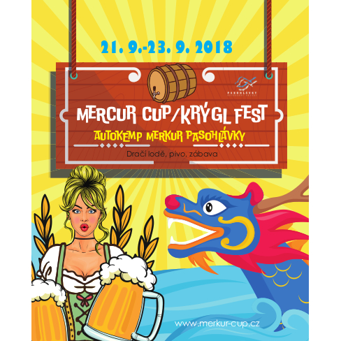 MERKUR CUP / KRÝGL FEST 2018- Závody dračích lodí a pivní festival- Pasohlávky -ATC Merkur Pasohlávky, Pasohlávky