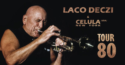 Laco Deczi & Celula New York (USA)/Tour 80/- koncert Pardubice -Kulturní dům Hronovická
 
Pardubice