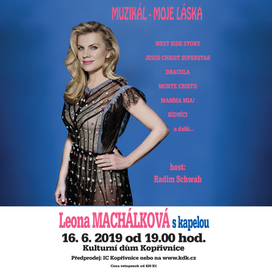 Leona Machálková s kapelou/host Radim Schwab/- koncert Kopřivnice -Kulturní dům Kopřivnice, Kopřivnice