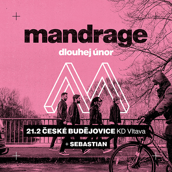 Koncert MANDRAGE- DLOUHEJ ÚNOR- České Budějovice- ZRUŠENO -KD Vltava České Budějovice