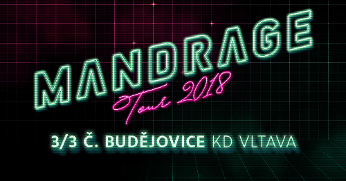 Mandrage - tour 2018- koncert České Budějovice -KD Vltava
 
České Budějovice