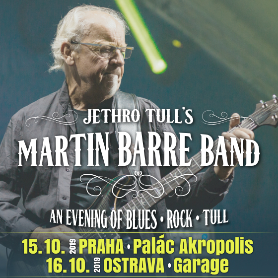 MARTIN BARRE BAND/An Evening of Blues - Rock - Tull/- koncert v Praze -Palác Akropolis Praha
