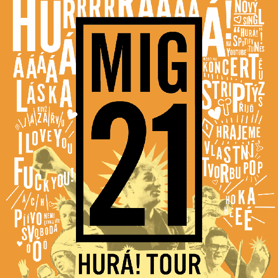 MIG 21/TOUR HURÁ !/- koncert v Kadani -KZ Orfeum Kadaň