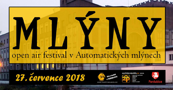 Mlýny Open Air Fest/festival v Automatických mlýnech/- MYDY RABYCAD, minus123minut, TiNG, Donrvetr a další- Pardubice -Automatické mlýny Pardubice