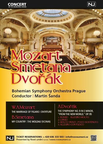 Mozart | Smetana | Dvořák -Obecní Dům
 
Praha