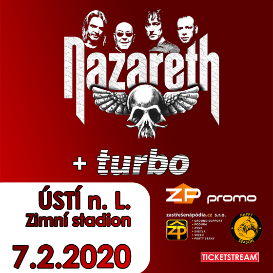 NAZARETH (GB)/+ TURBO/- koncert v Ústí nad Labem -Zimní stadion Ústí nad Labem Ústí nad Labem
