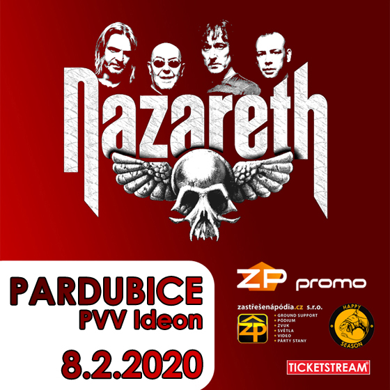 NAZARETH (GB)- koncert v Pardubicích -Ideon Pardubice