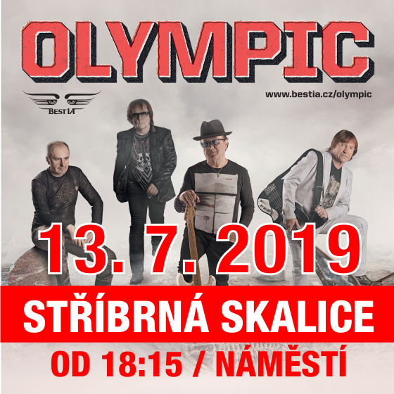 OLYMPIC TOUR 2019/PŘEDKAPELA: JON WATE SE SKUPINOU/KAPELA SPB- koncert Stříbrná Skalice -Na městečku (náměstí), Stříbrná Skalice Stříbrná Skalice