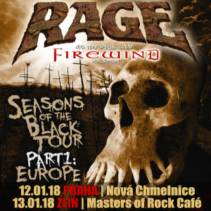 RAGE/very special guest: FIREWIND/Seasons Of The Black Tour Part 1: Europe- koncert Praha -Nová Chmelnice
 
Praha