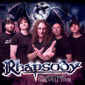 RHAPSODY/20TH ANNIVERSARY FAREWELL TOUR/- koncert Zlín -Masters Of Rock Café
 
Zlín