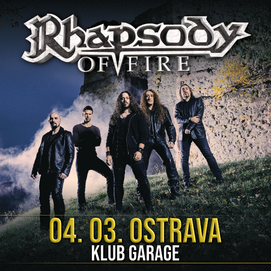 Koncert RHAPSODY OF FIRE- Ostrava -Rock and Roll Garage Ostrava
