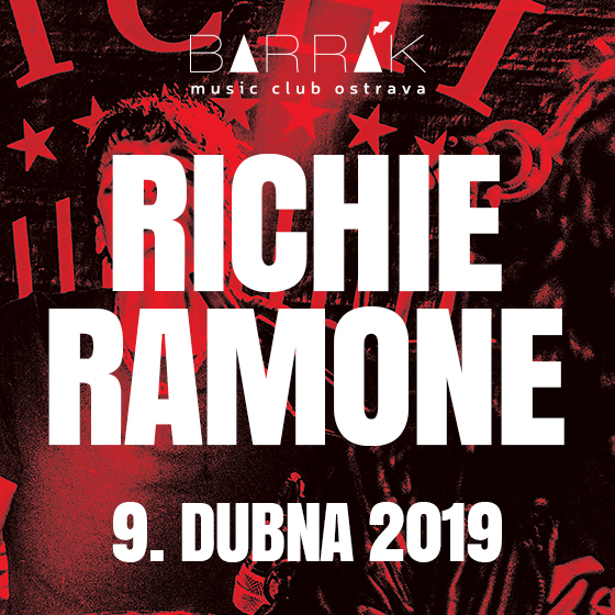 RICHIE RAMONE- Koncert v Ostravě -Barrák Music Club Ostrava