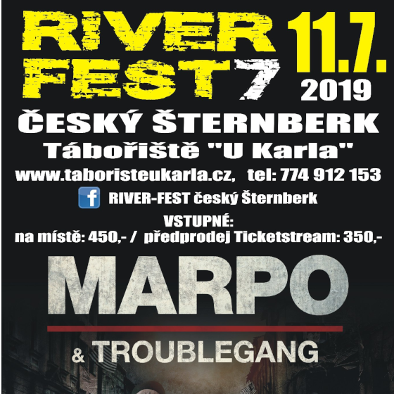 RIVER FEST 7- festival Český Šternberk -Tábořiště U Karla Český Šternberk