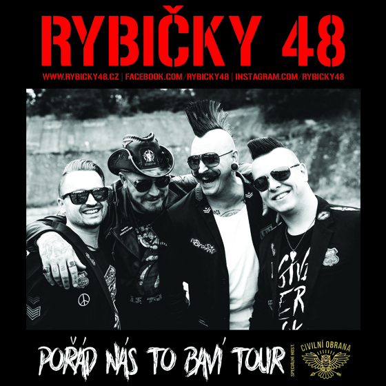 RYBIČKY 48/POŘÁD NÁS TO BAVÍ TOUR 2019/- koncert v Hořovicích -Společenský dům Hořovice Hořovice