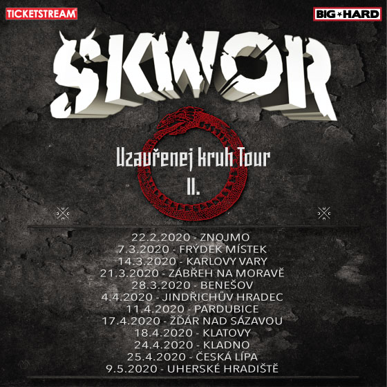 ŠKWOR- Uzavřenej kruh Tour II.- www.skwor.cz- koncert Znojmo -Konferenční centrum Dukla Znojmo