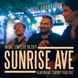SUNRISE AVENUE/HEARTBREAK CENTURY TOUR 2017/- koncert Praha -Palác Akropolis
 
Praha