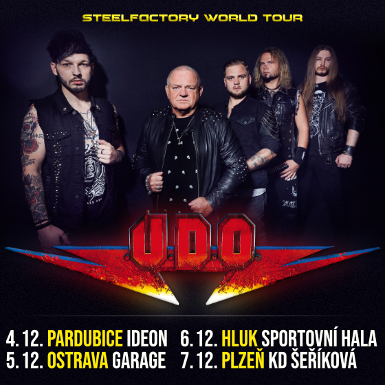 U.D.O./STEELFACTORY TOUR 2019/- koncert v Hluku -Sportovní Hala Spartak Hluk Hluk