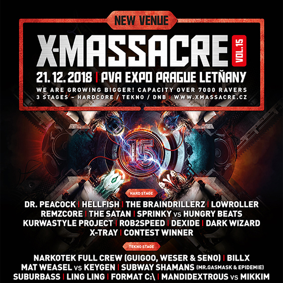 X-MASSACRE 2018/15th Anniversary of X-Massacre !/www.xmassacre.cz- 
Praha
 -PVA EXPO PRAHA
 
Praha