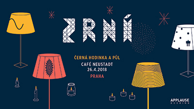 ZRNÍ/ČERNÁ HODINKA A PŮL/akustický koncert při svíčkách- koncert Praha -Café Neustadt Praha